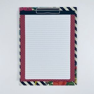 C.R. Gibson Floral Clipboard & Paper